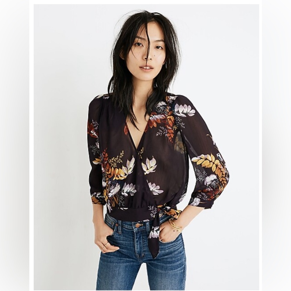 Madewell blouse 💙